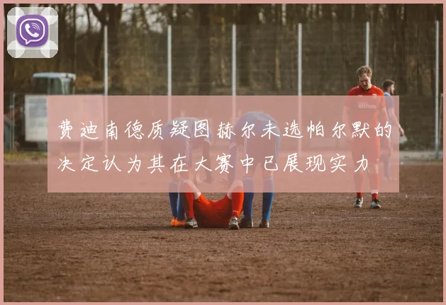 费迪南德质疑图赫尔未选帕尔默的决定认为其在大赛中已展现实力